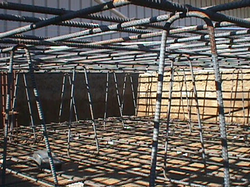 rebar double mat supplied by full metal fabrication